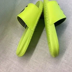 Champion Kids Slide Sandals - Neon Yellow and Black Champion | Shoes | Champion Super Slide Duo Kids Slides  main image 3